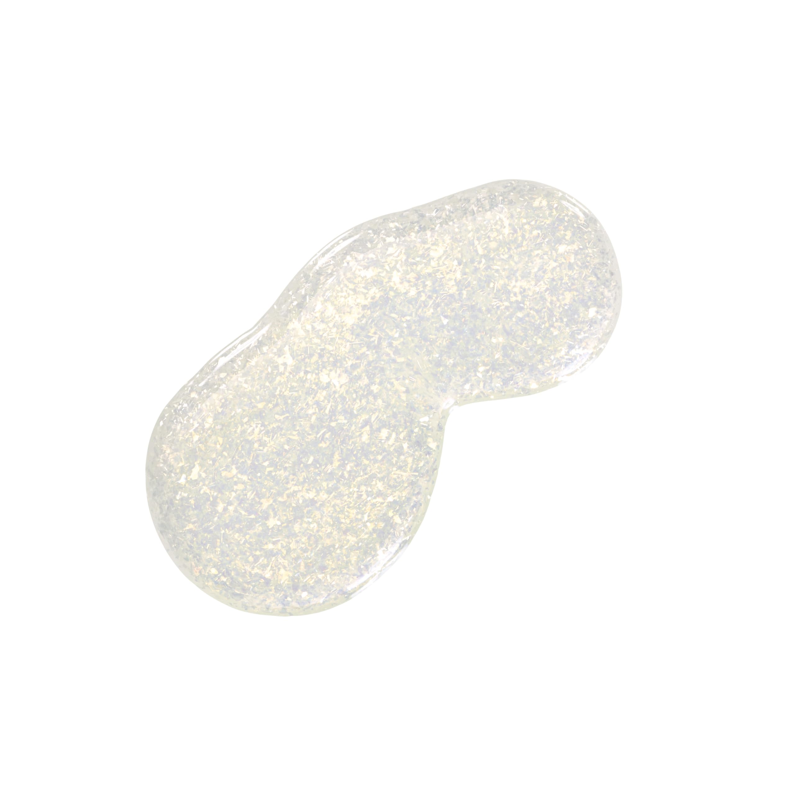 essie easy-glide brush applying Separated Starlight for even, streak-free coverage