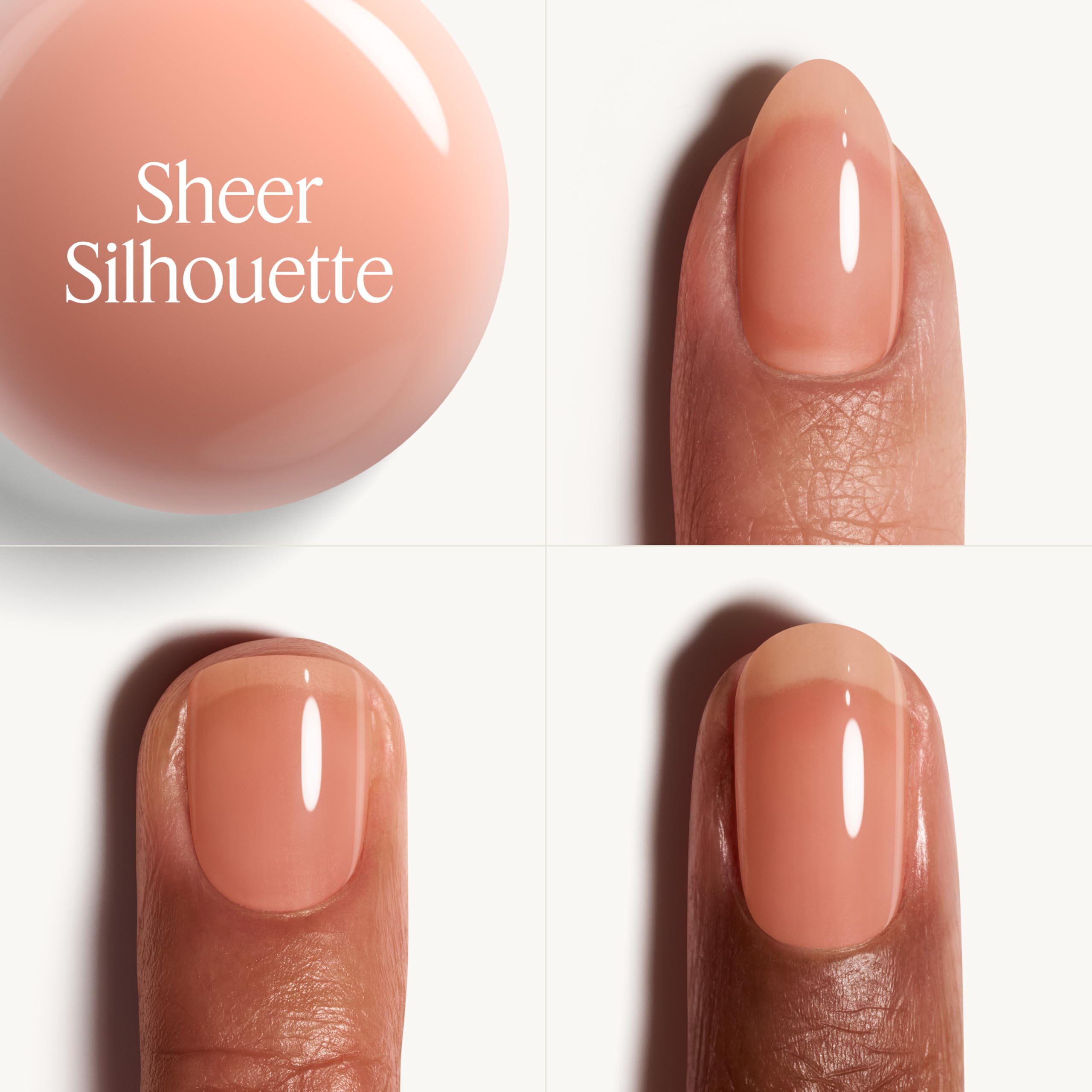 essie close-up of bottle neck and cap highlighting smooth brush application