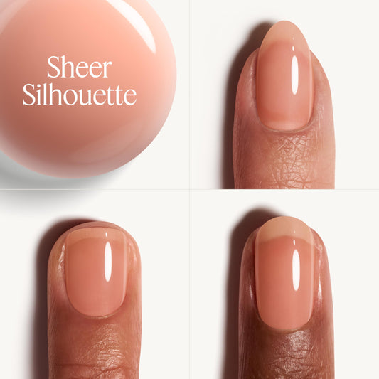essie close-up of bottle neck and cap highlighting smooth brush application