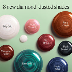 essie size scale bottle hand comparison indicating 0.46 fl oz benefit: compact travel-friendly