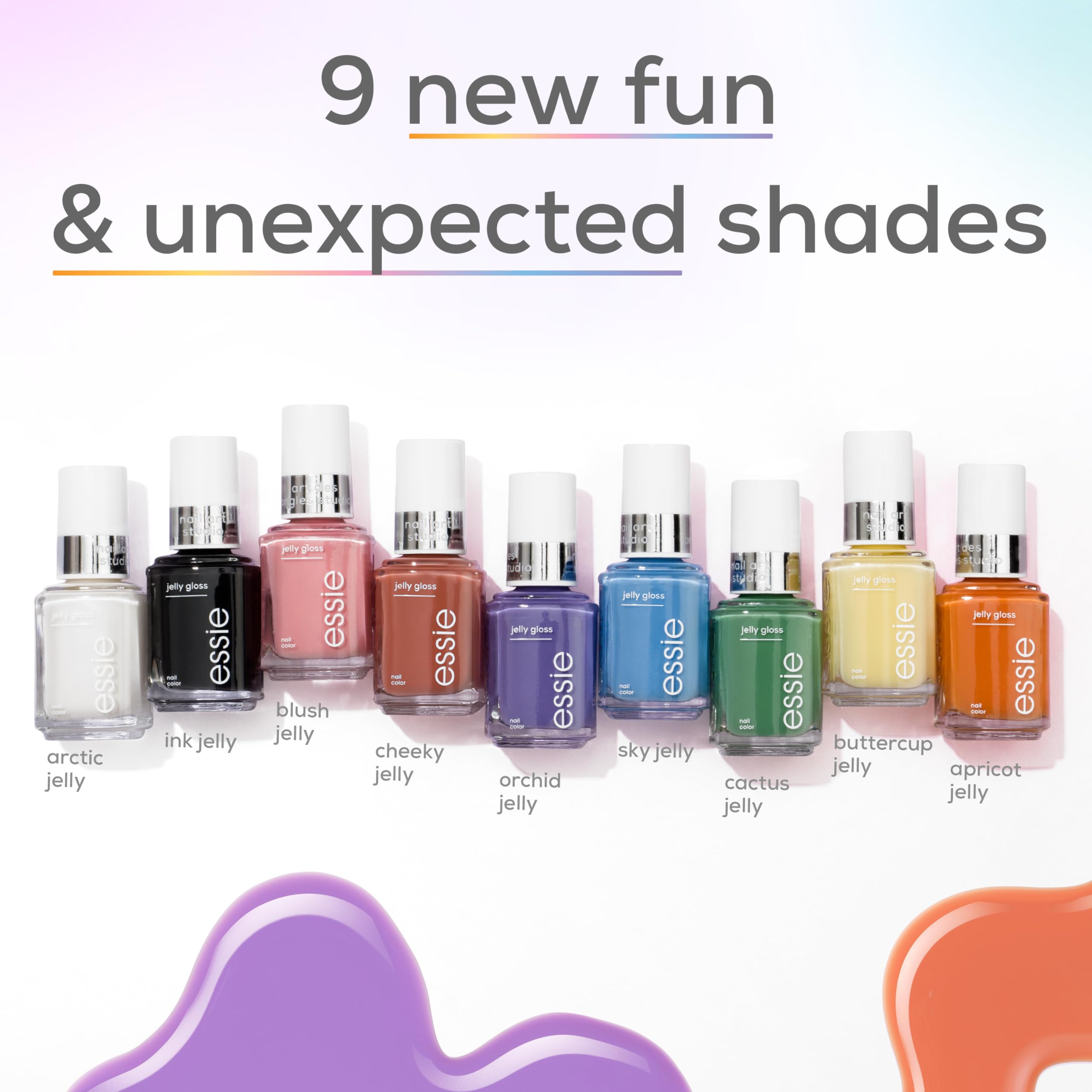 essie size scale with hand showing 0.46 fl oz compact travel-friendly benefit