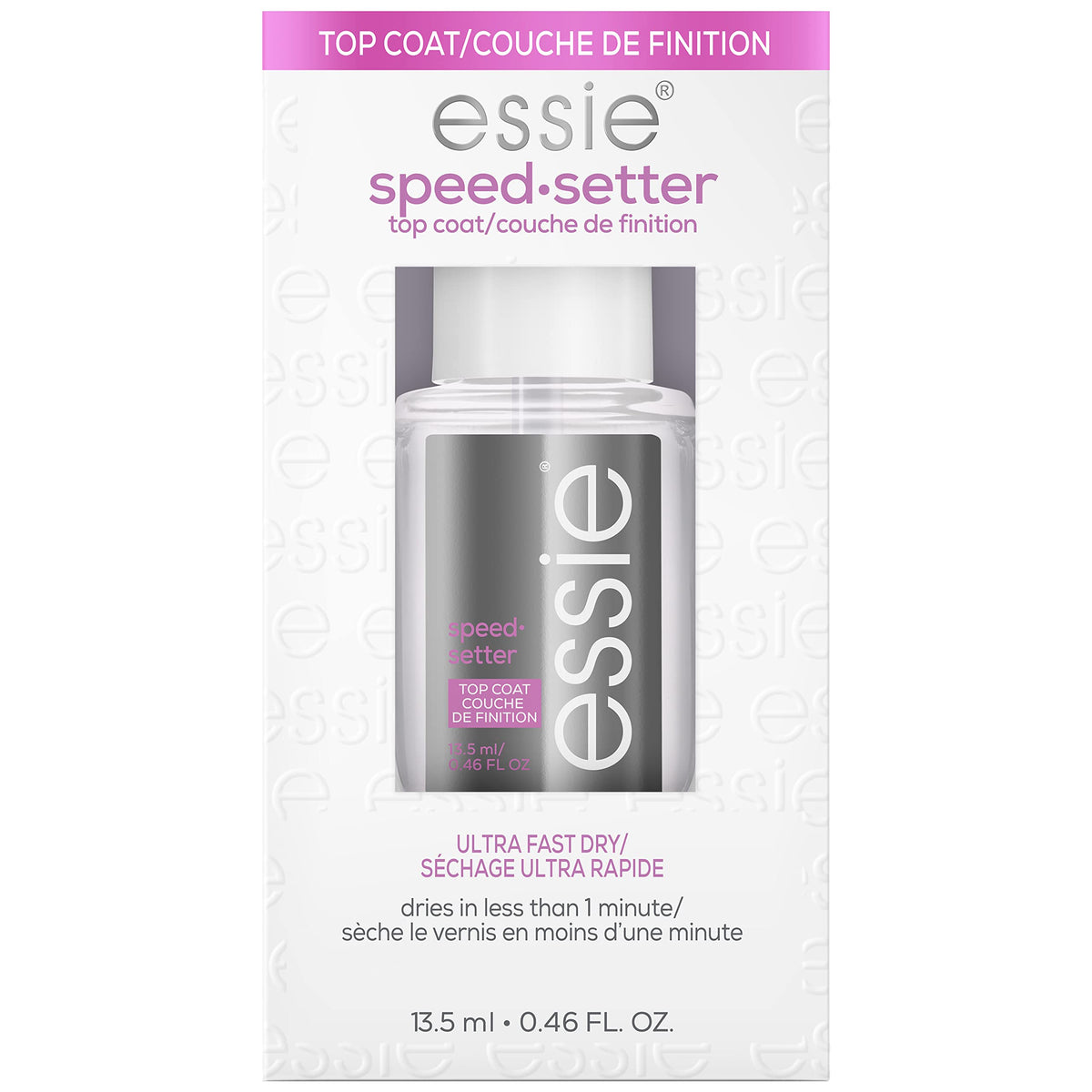 essie Speed Setter front bottle showing quick-dry finish benefit