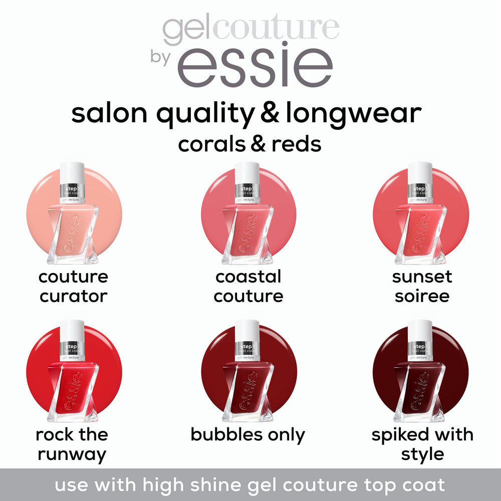 essie polished nails in lifestyle setting showing durable glossy finish