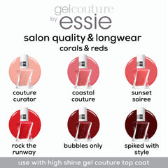 essie polished nails in lifestyle setting showing durable glossy finish