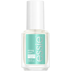 essie brush applying base coat for smooth, even coverage benefit