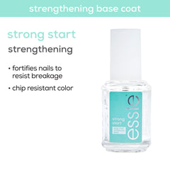 essie base coat paired with colored essie polishes for long-wear benefit