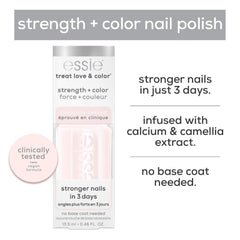 essie fingertip swatch for scale showing sheer pink coverage and realism