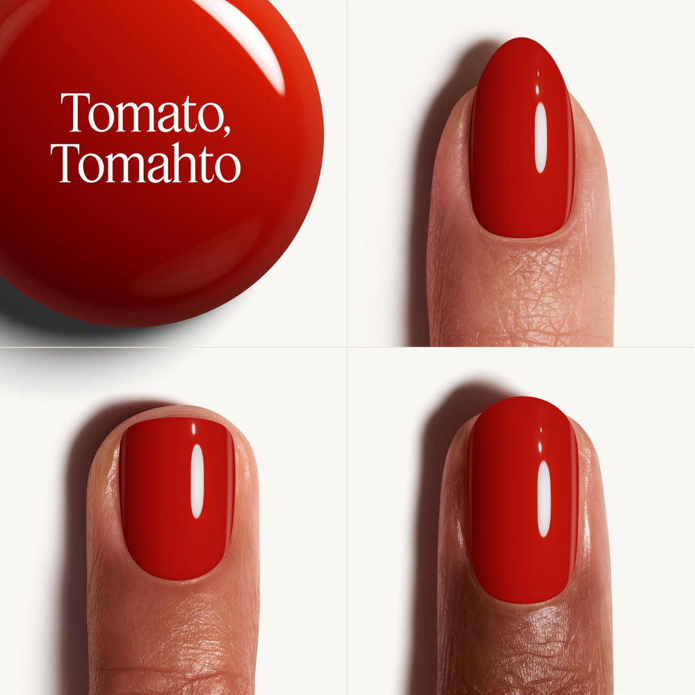 essie swatch on nails hand model showing true color payoff and finish