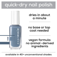 essie swatch on wrist showing true navy shade and color accuracy benefit