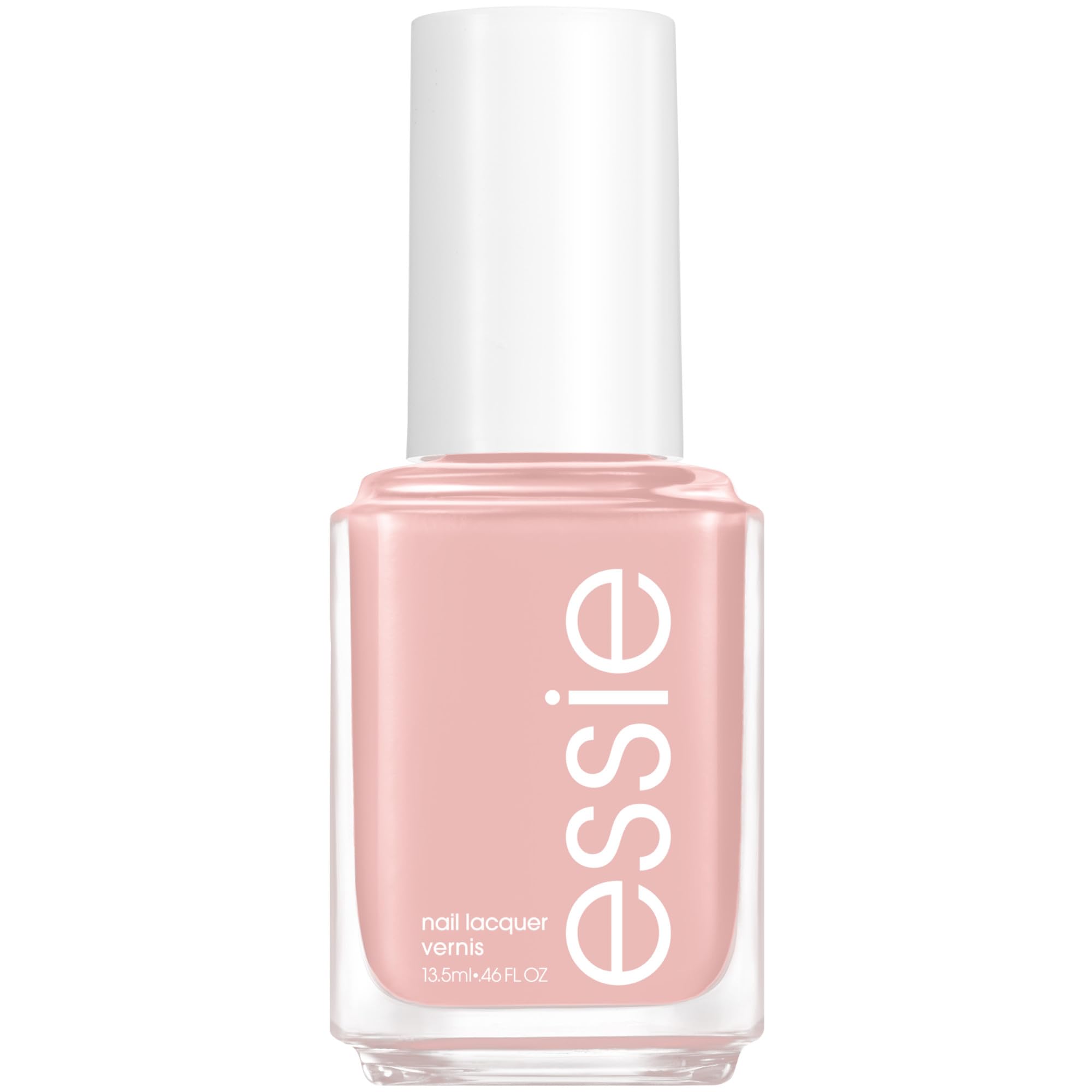 essie bottle front view showing color and glossy finish benefit