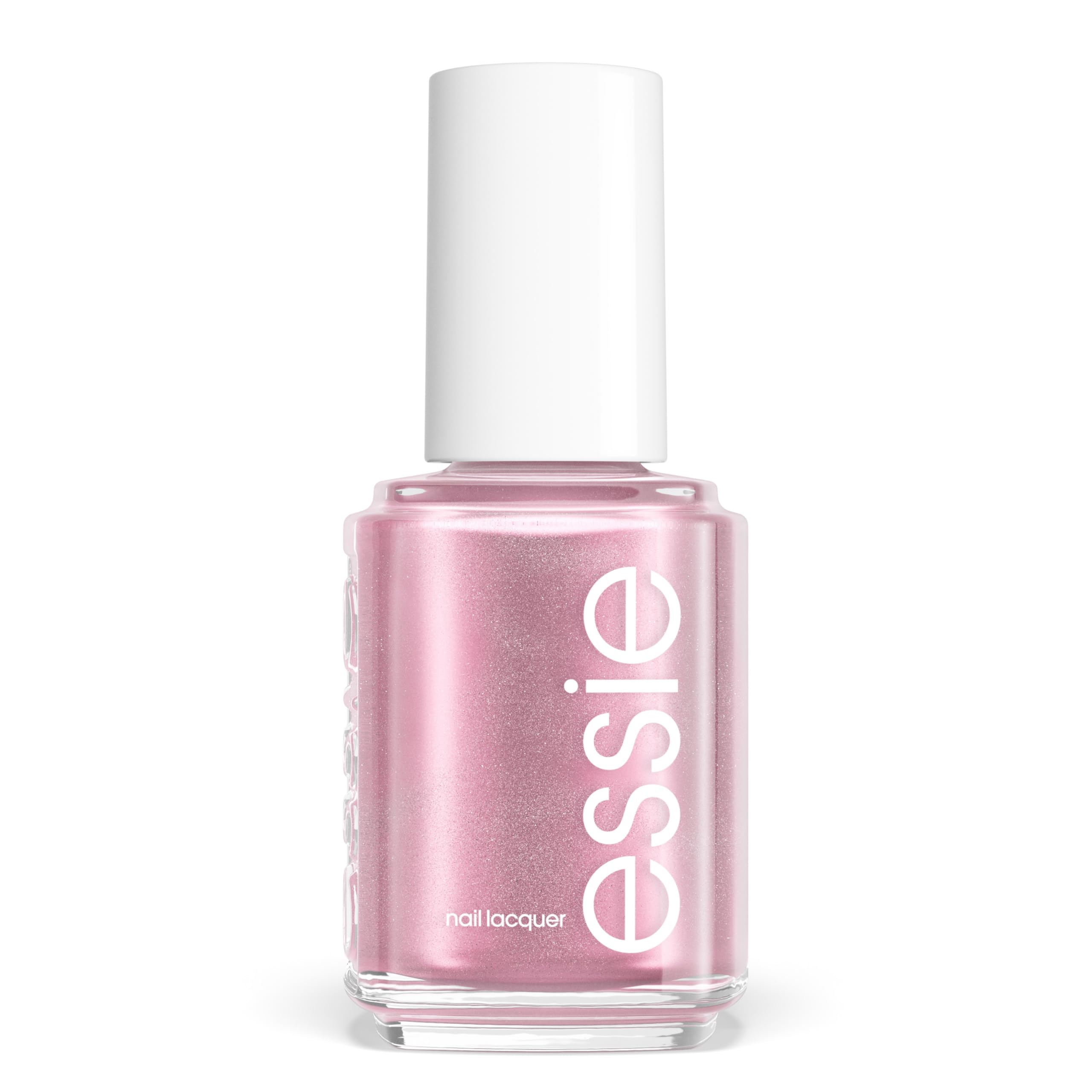 essie front bottle showing Twisted Tutu metallic pink and brand identity