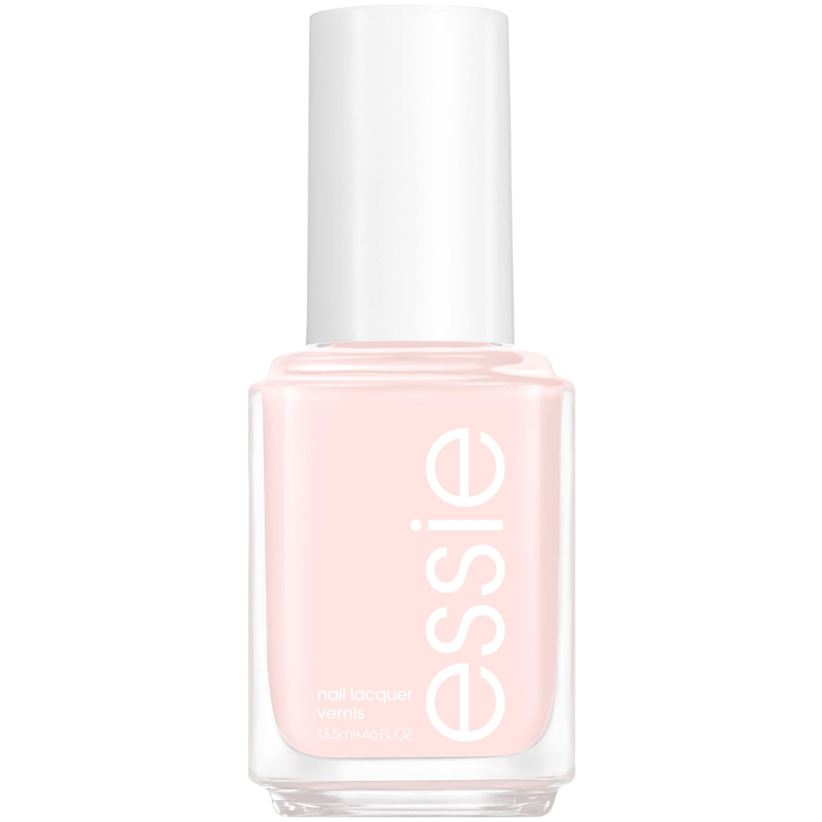 essie bottle front view showing shade and glossy benefit