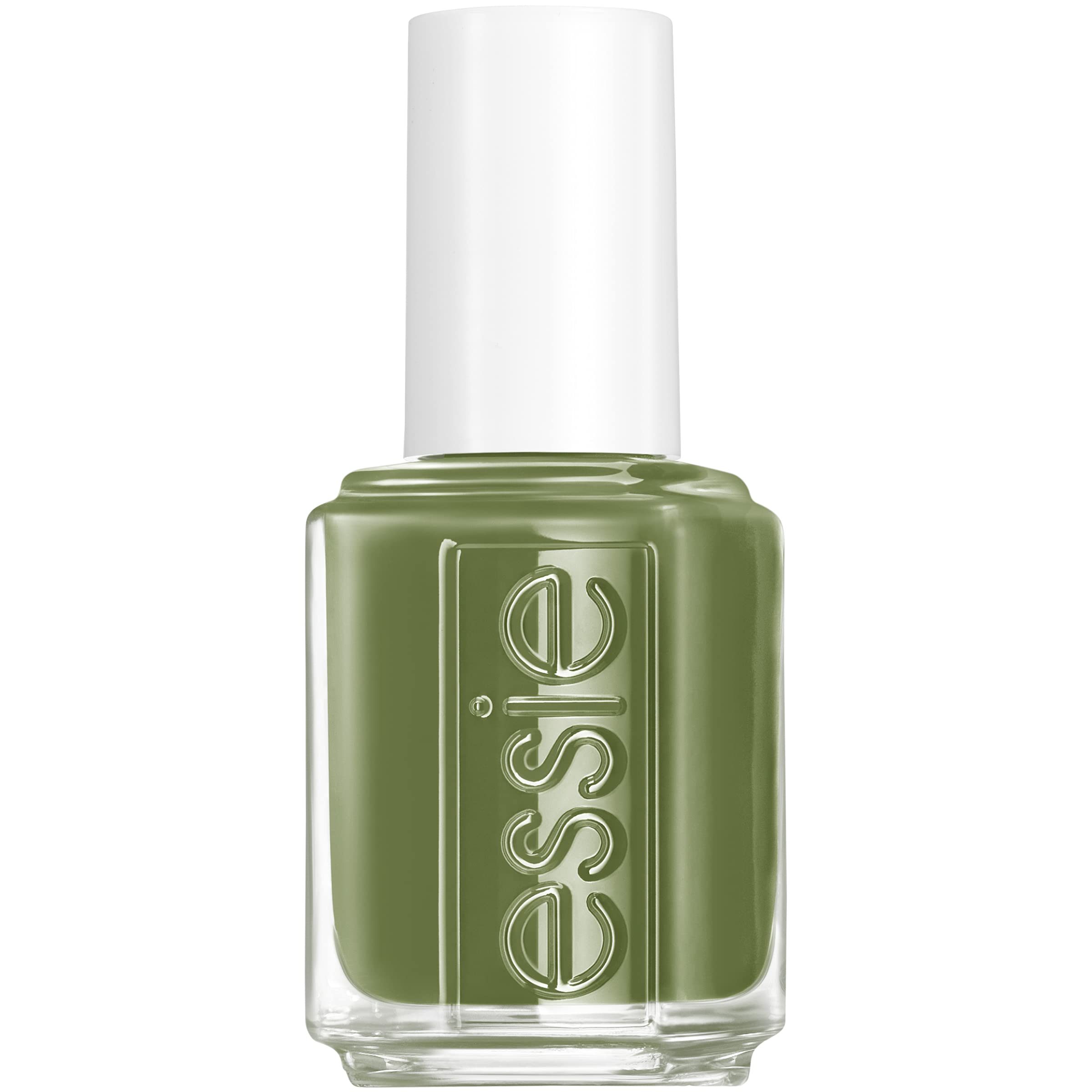 essie front bottle showing win me over khaki cream for reliable color