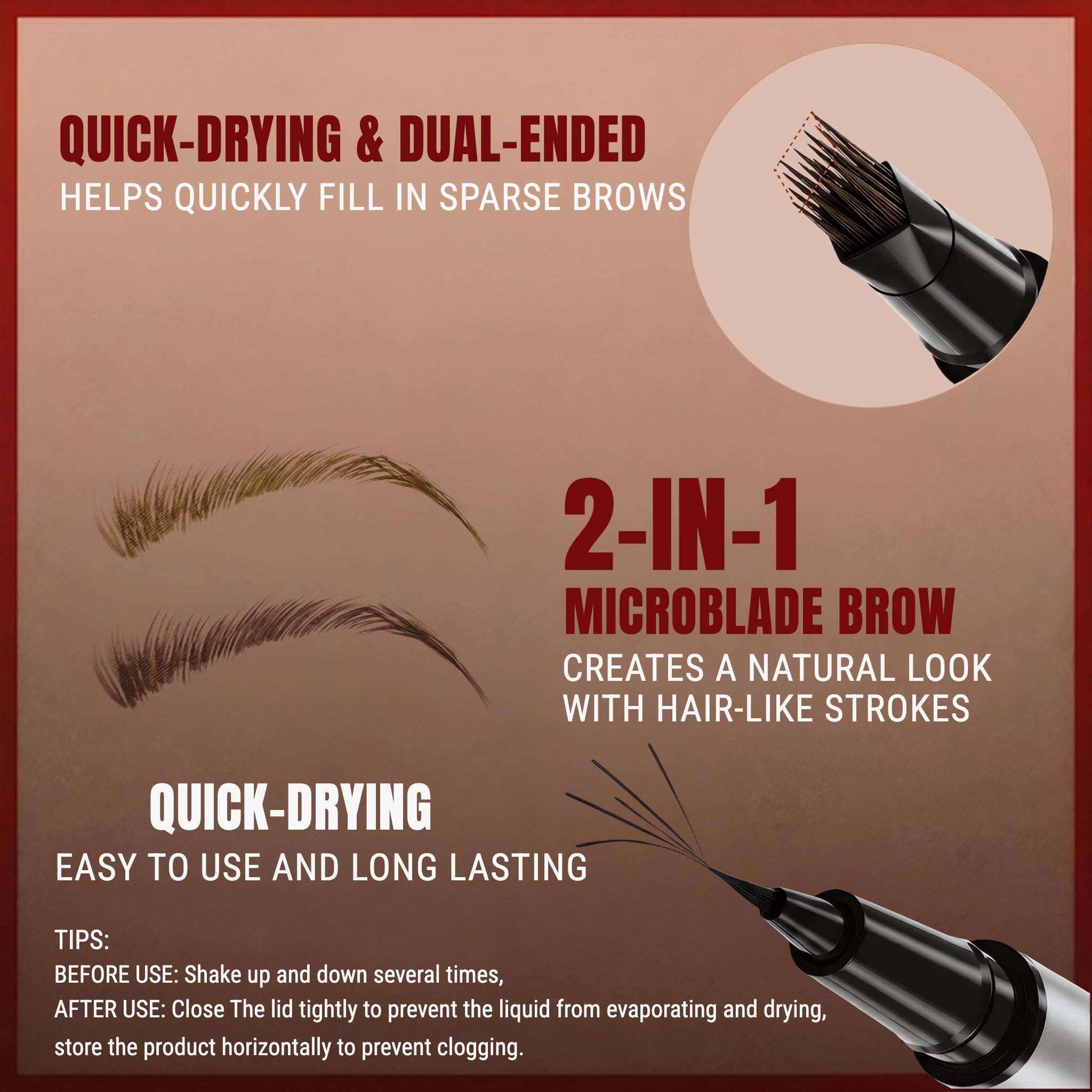 Essorall ultra-fine tip detail for sharp tail and microblading lines