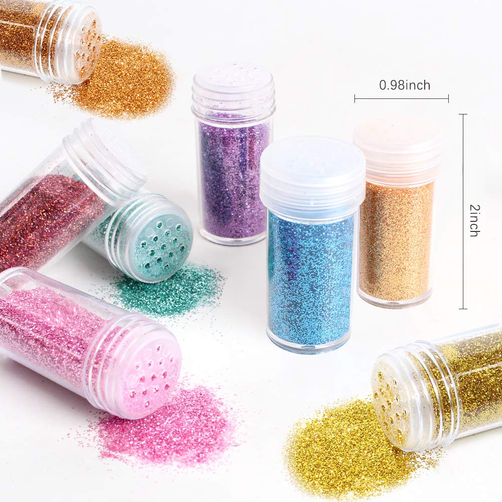 Estanoite color swatch spread showing 24 hues for easy shade selection and blending