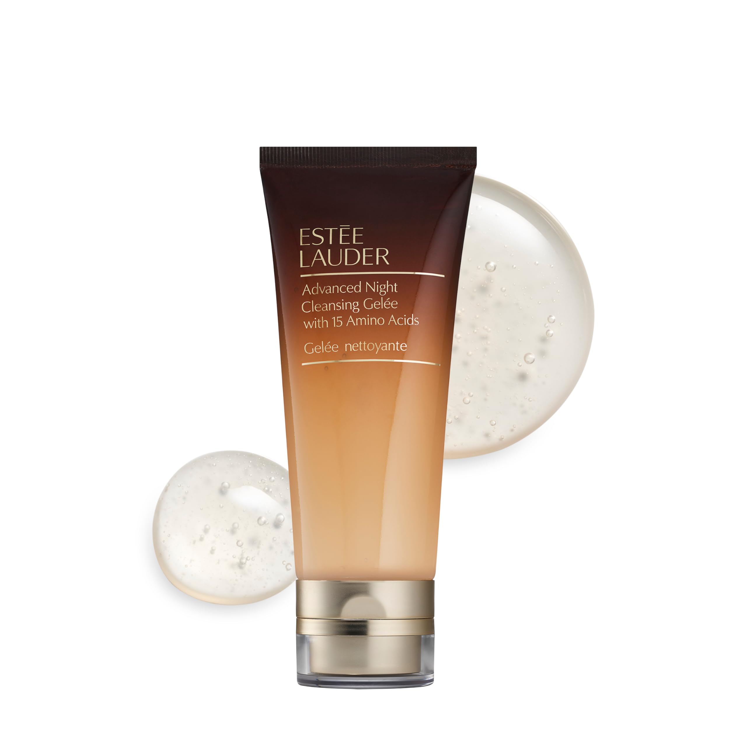 Estée Lauder front bottle view showing product and clean packaging benefit