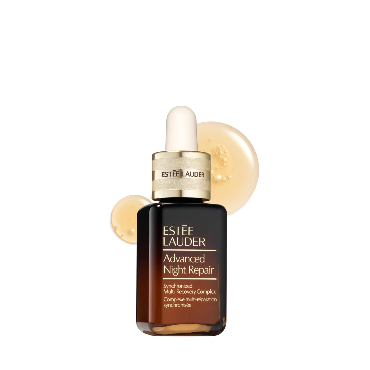 Estée Lauder bottle front view showing elegant design and immediate hydration benefit