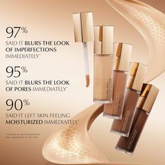 Estée Lauder concealer under-eye application on model for brightening effect
