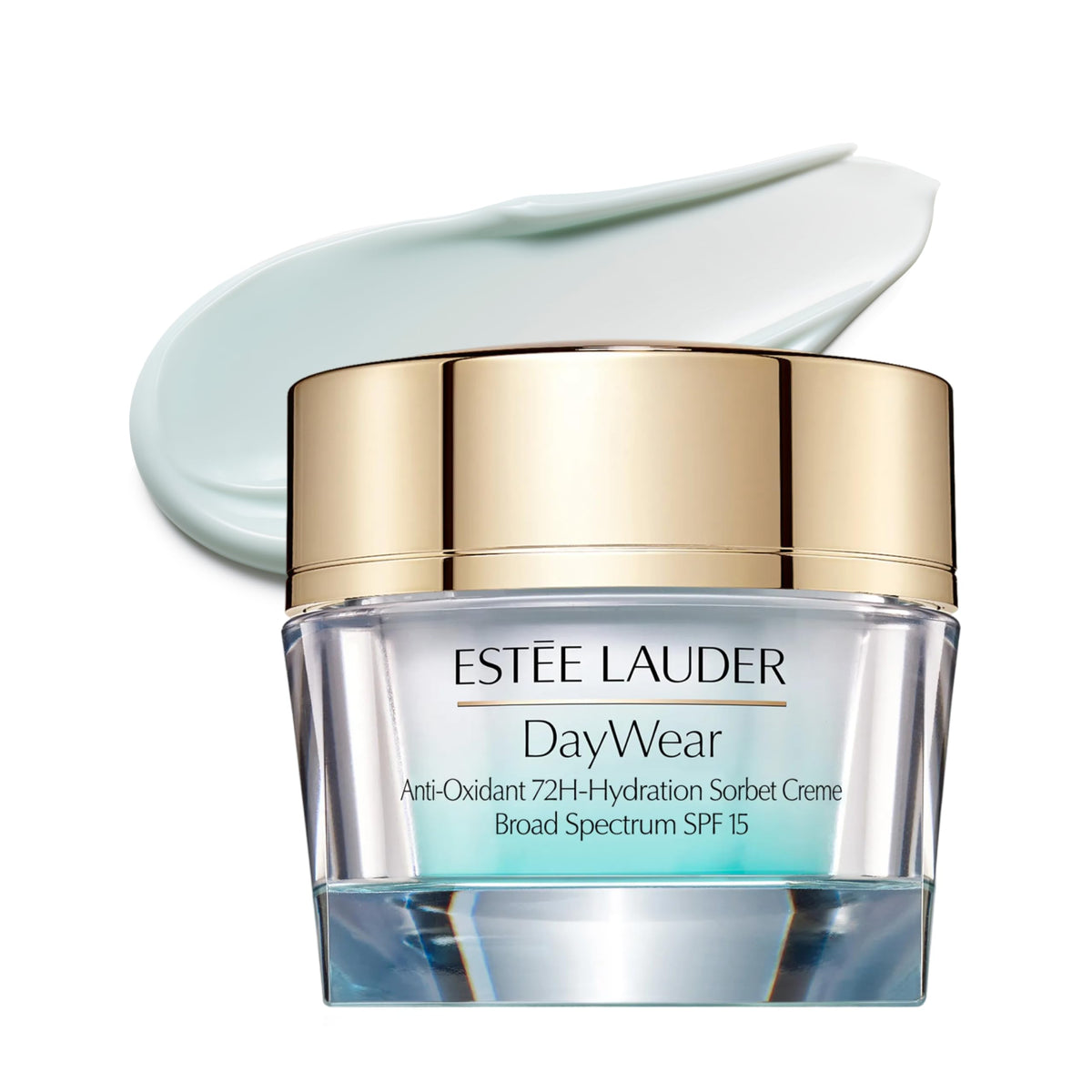 Estée Lauder front packaging showing product and SPF benefits