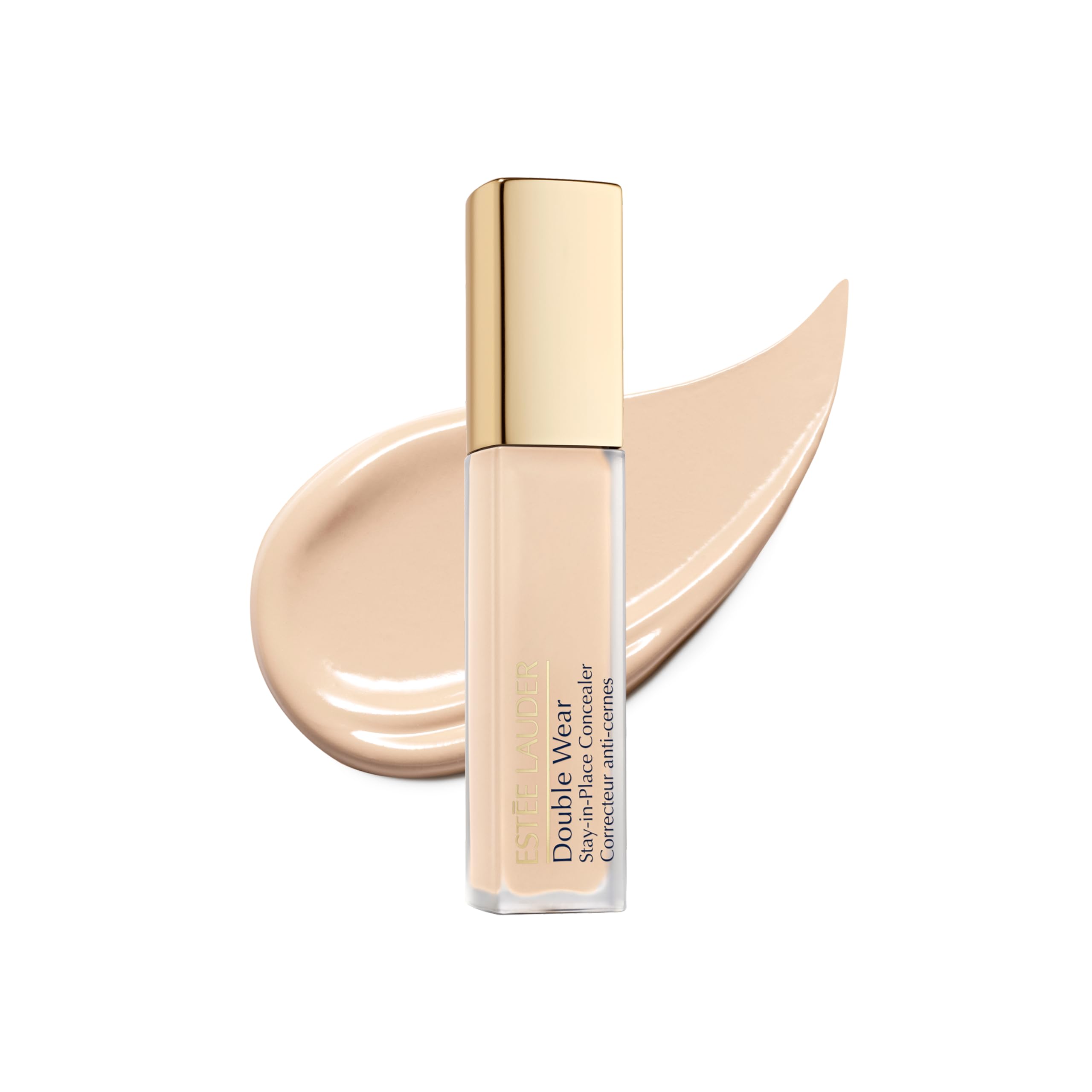 Estée Lauder front packaging showing longwear concealment benefit