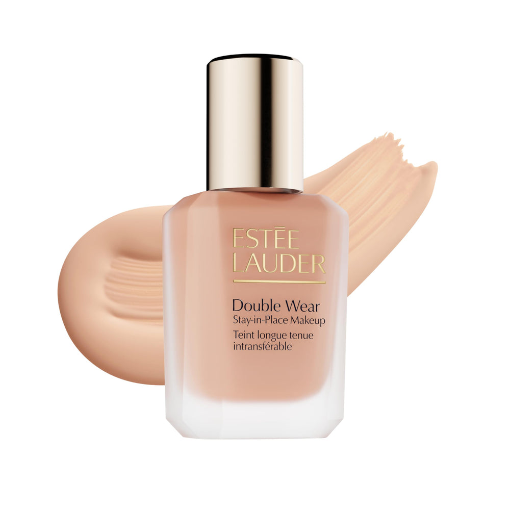 Estée Lauder bottle front view showing sleek packaging and long-wear benefit