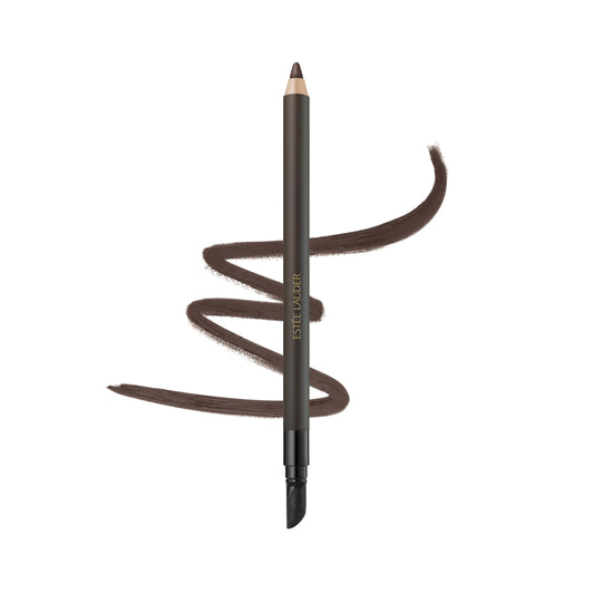 Estée Lauder pencil front packaging showing espresso shade and durable design