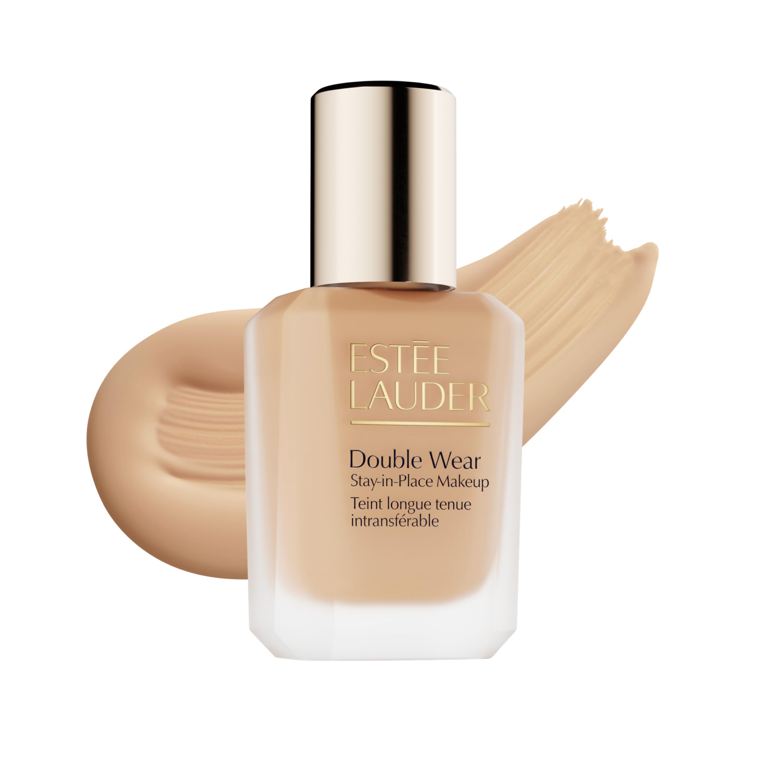 Estée Lauder front bottle view showing sleek packaging and long-wear benefit