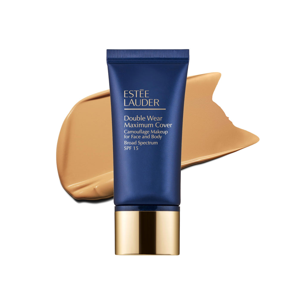 Estée Lauder Double Wear front flask showing brand and full-coverage benefit