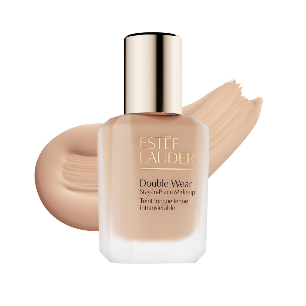 Estée Lauder front packaging showing sleek bottle and brand advantage