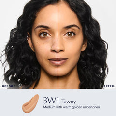 Estée Lauder 3W1 Tawny shade label for accurate shade identification