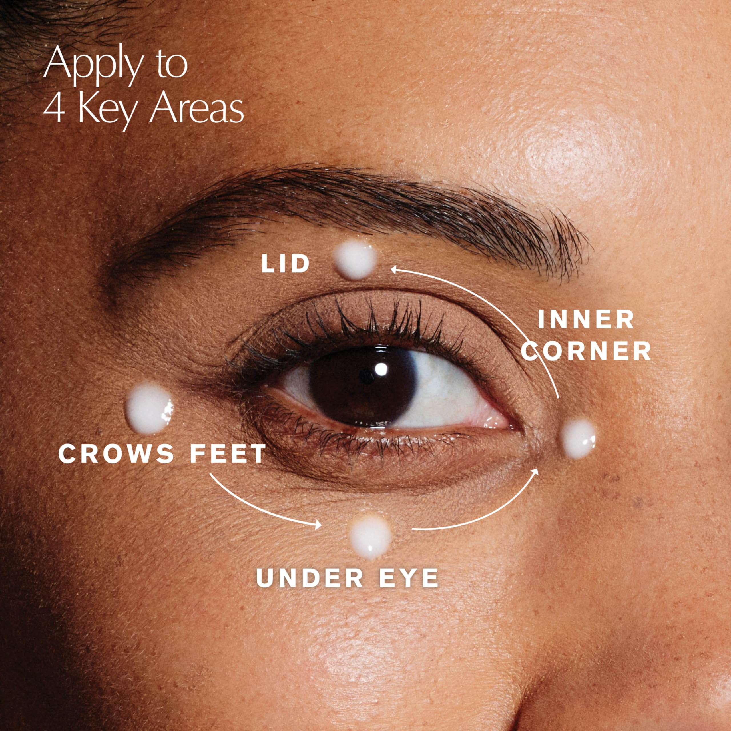 Estée Lauder open jar from above revealing smooth, fluid-cream texture for gentle application