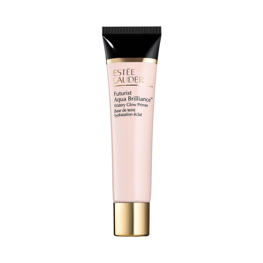Estée Lauder front packaging showing the primer bottle and branding benefits
