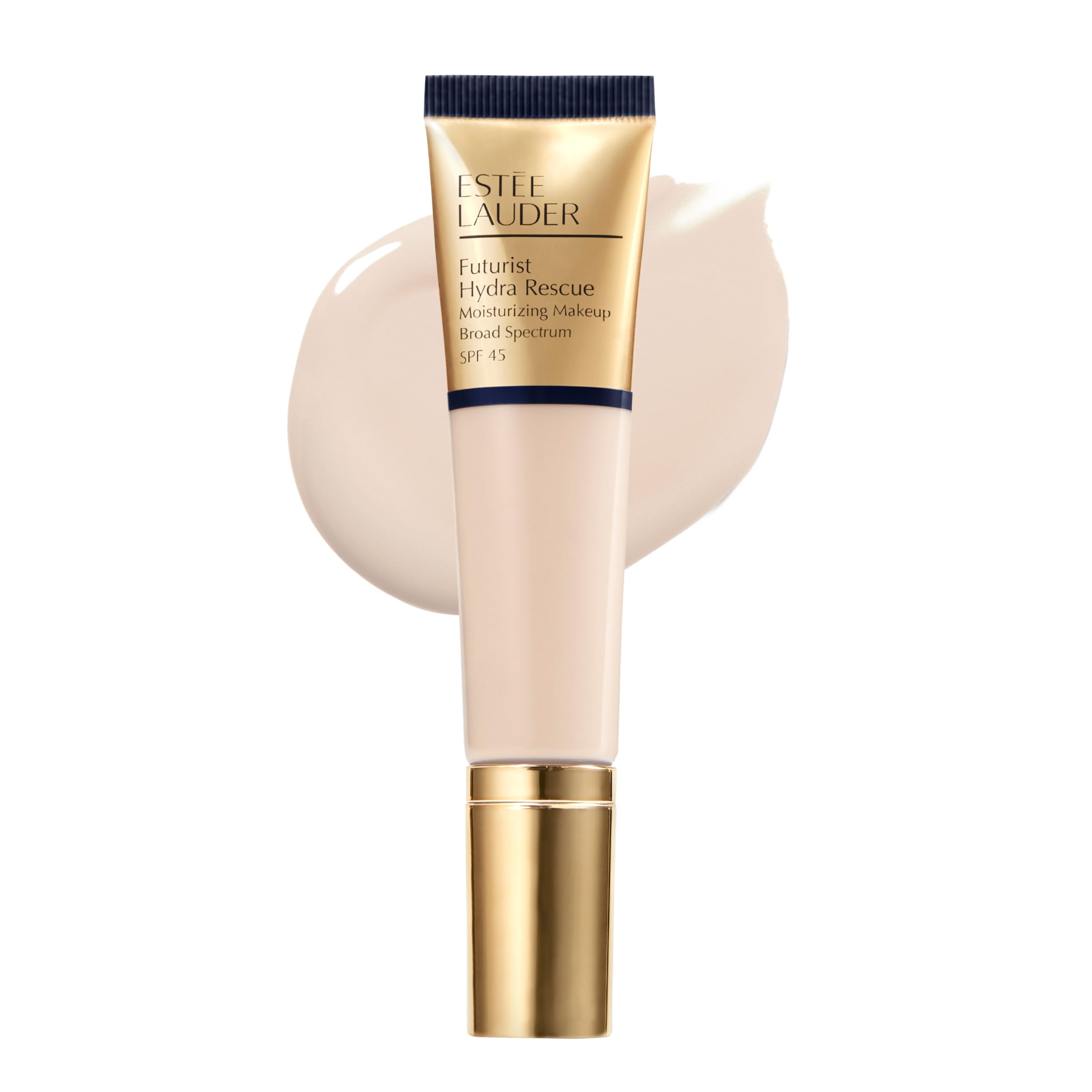 Estée Lauder front packaging showing bottle and label, conveys premium protection