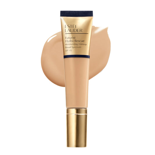 Estée Lauder Futurist front packaging showing bottle and label, delivers luminous coverage