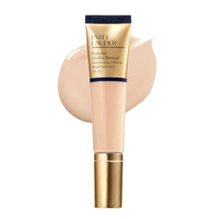 Estée Lauder Futurist front pump bottle showing packaging and easy dispensing benefit