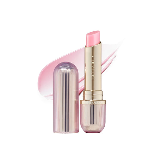 Estée Lauder product front packaging showing shade 705 Petal Boost and benefits