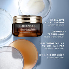 Estée Lauder jar held in hand to show size and everyday scale benefit