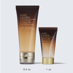 Estée Lauder product staged on bathroom counter showing nightly routine benefit