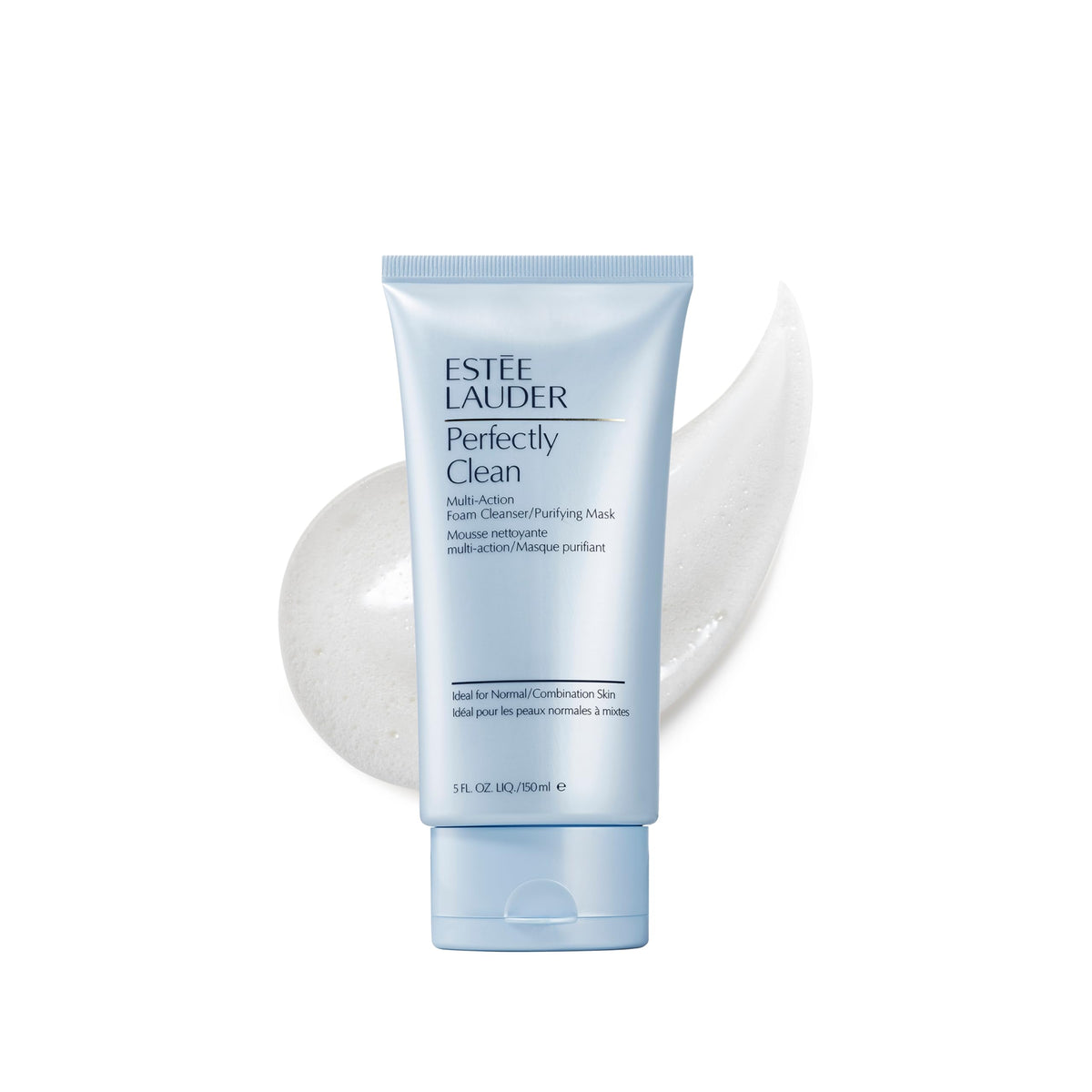 Estée Lauder jar front view showing brand and clean packaging, communicates premium quality