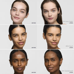 Estée Lauder powder texture close-up highlighting micro-fine finish for smooth blur