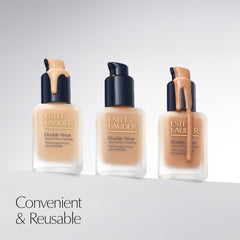 Estée Lauder pump installed on updated bottle illustrating correct fit and scale