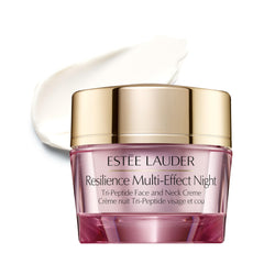 Estée Lauder jar front view showing elegant packaging and premium benefit