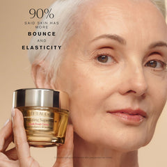 Estée Lauder open jar texture close-up showing rich cream that hydrates skin