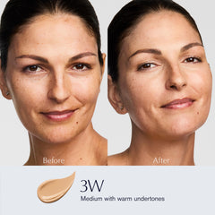 Estée Lauder 3D sculpting wand demonstrating precision application for targeted coverage