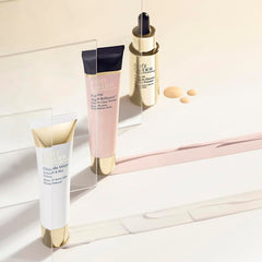 Estée Lauder 1.35 fl oz size comparison showing scale for travel and daily use