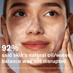 Estée Lauder close-up of gel texture showing gentle transformation benefit