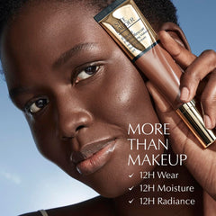 Estée Lauder lifestyle scene on bathroom counter illustrating daily routine benefit