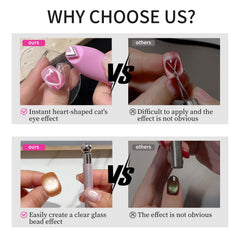 ESUOHYM double-ended flower magnetic pen detail, creates petal shapes and fine lines