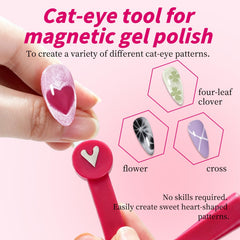 ESUOHYM magnetic ball close-up for precise radial effects