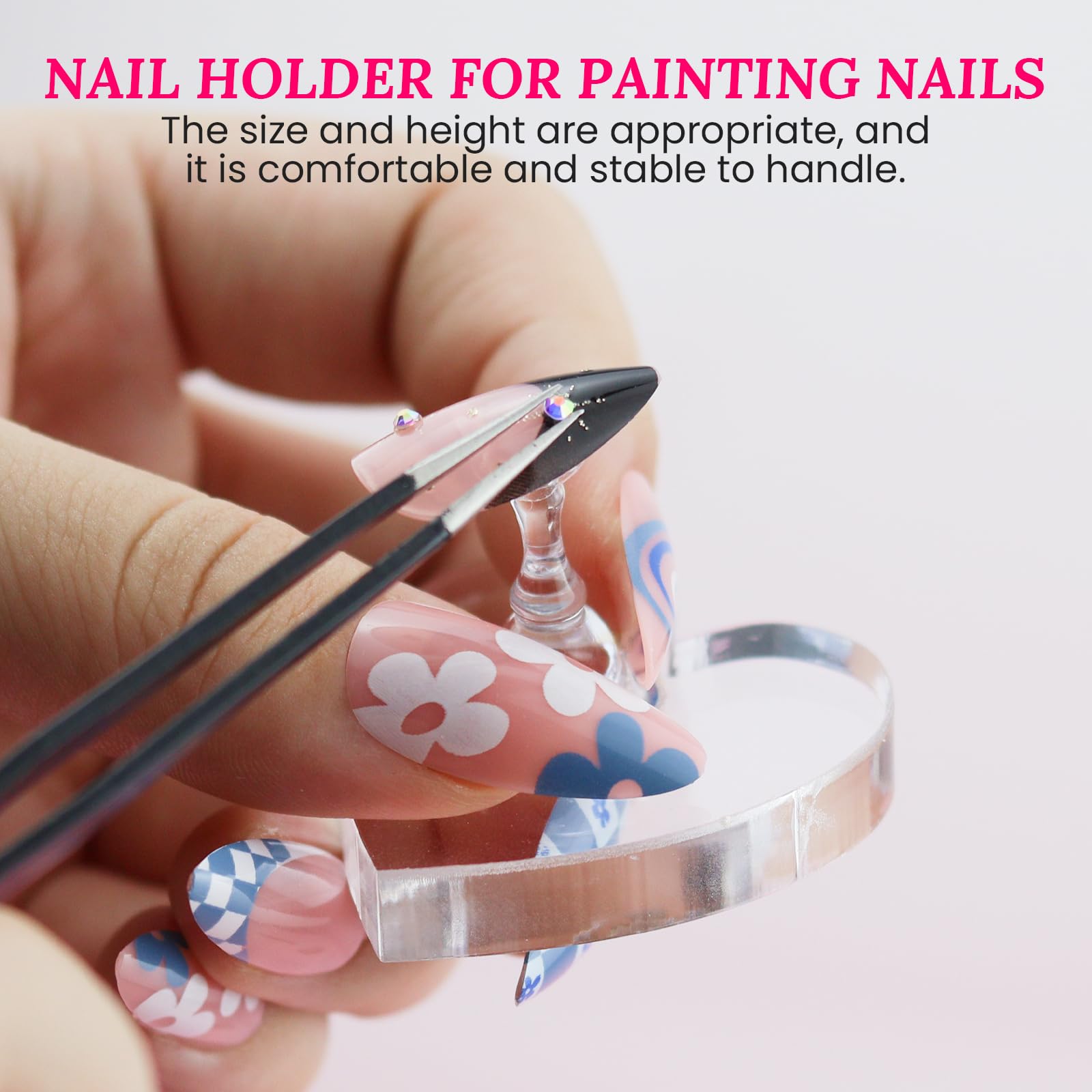 ESUOHYM small tip holder detail demonstrating secure grip and precision benefit